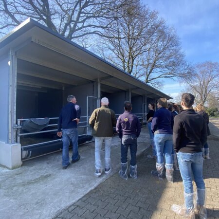 Bijeenkomst op erf
