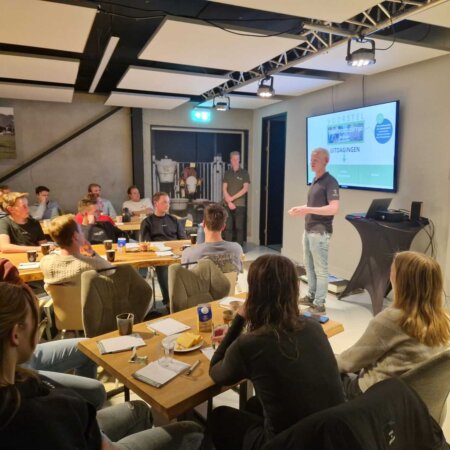 Tristan presenteren